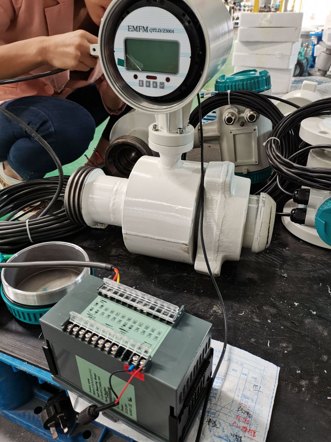union connection magnetic  flow meter