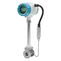 What are the effects of vibration on vortex flowmeters
