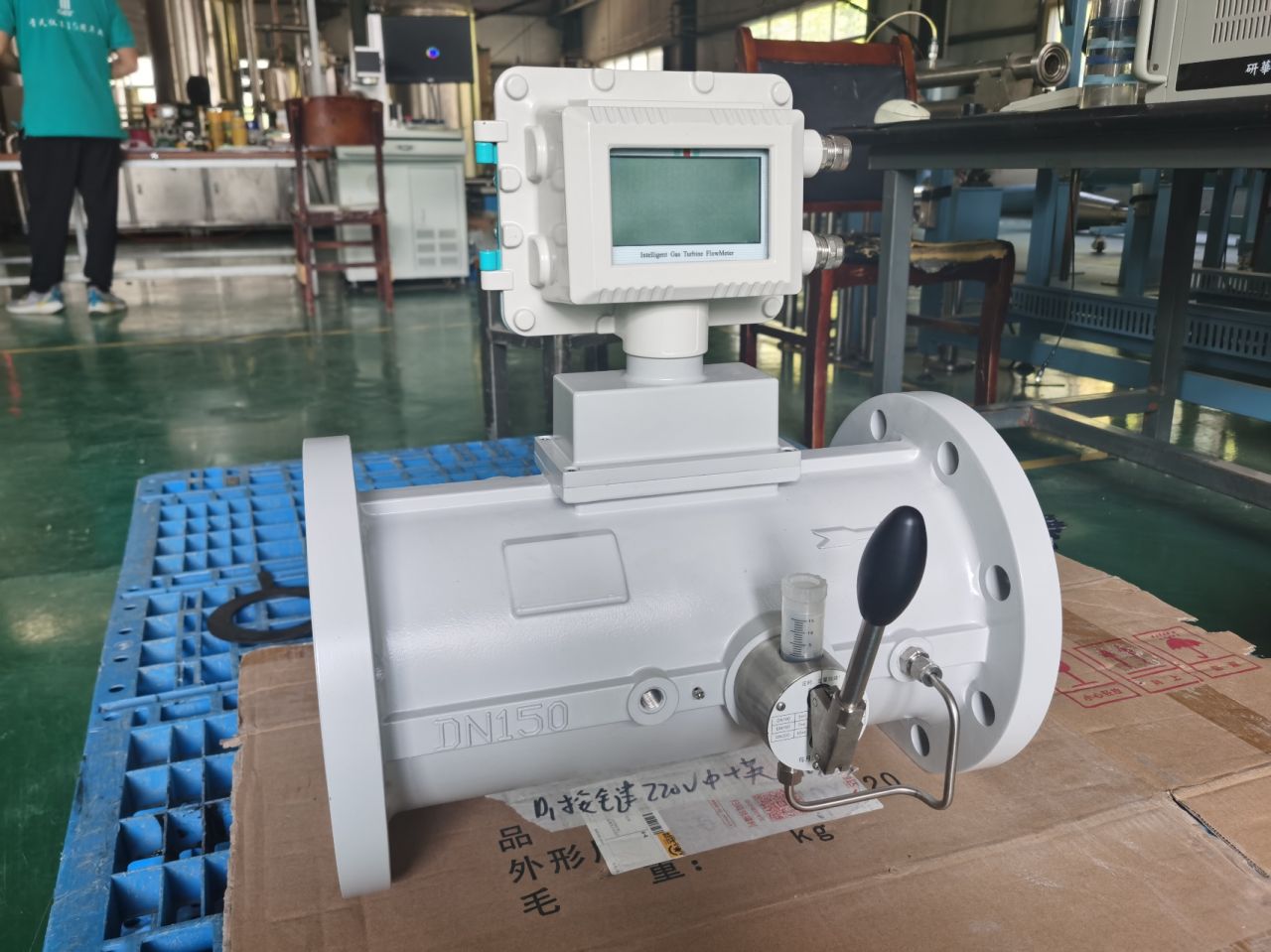 SS304 body material  gas turbine flow meter 