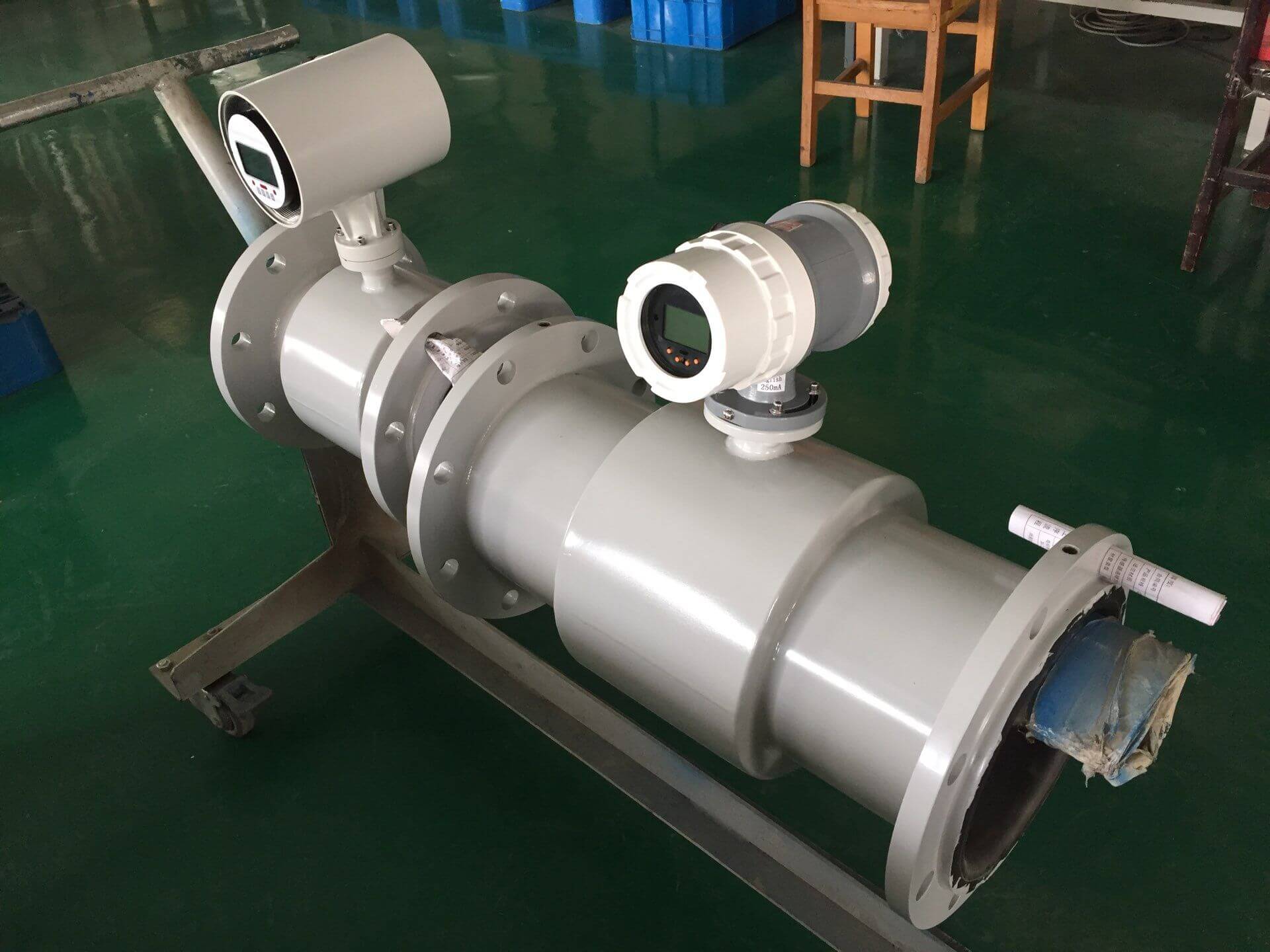 customized-length-mag-flowmeter waiting for calibration