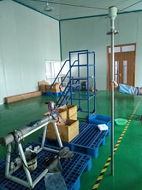 Guided wave radar level meter QTRD36 under production