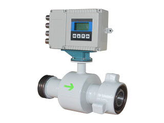 union connection magnetic flow meter