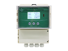 Ultrasonic open channel flow meter 