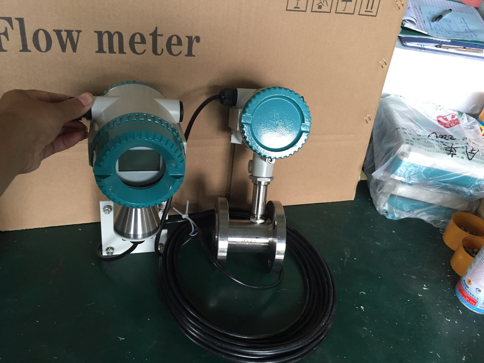 remote type turbine flowmeter