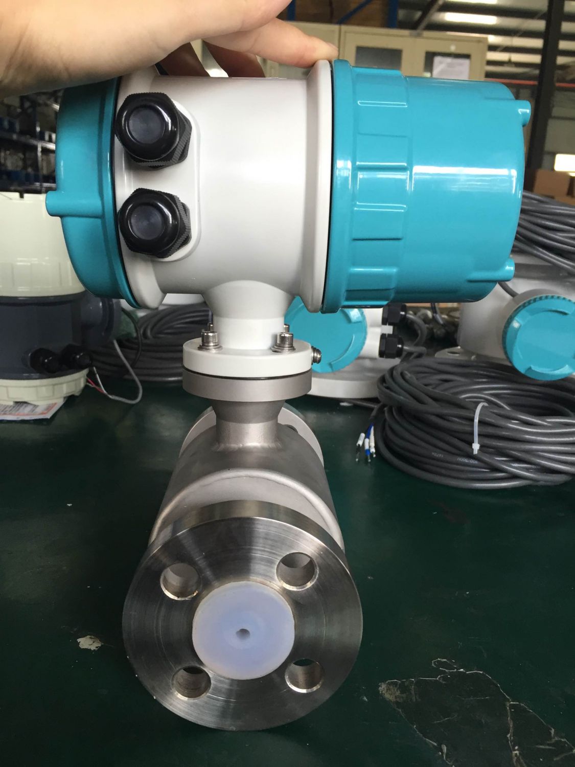 DN6 flange type magnetic flowmeter