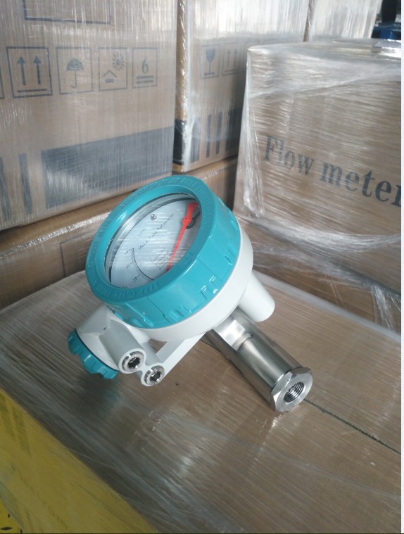 Metal tube rotameter ready for shipment